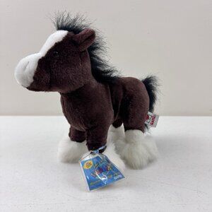 Ganz Webkinz Clydesdale Horse Plush HM139 Sealed Unused